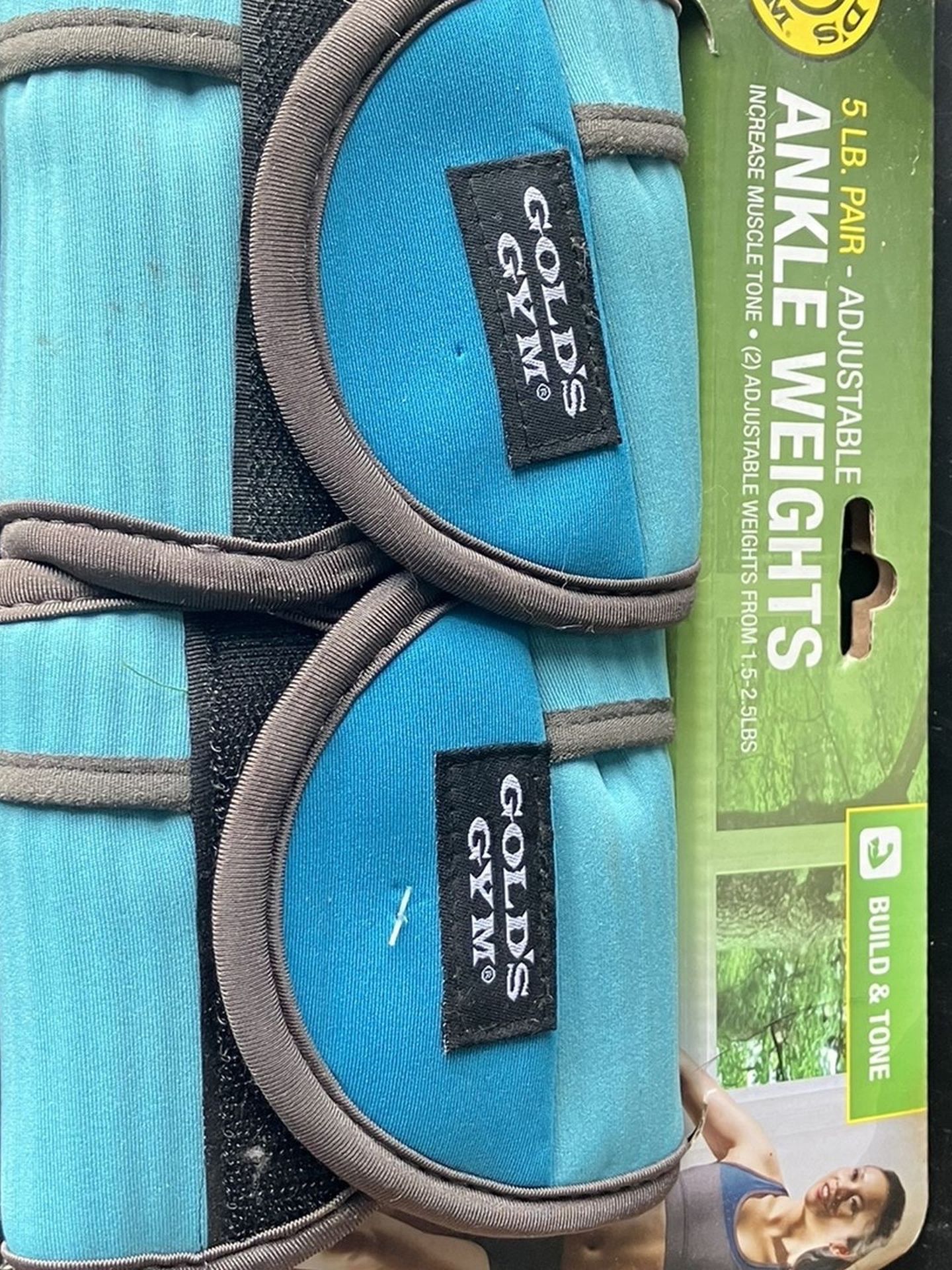 Gold's Gym New 5 pound ankle weights