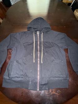 Rick Owens Mainline Windbreaker Hoodie Black