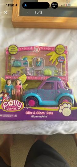 Polly Pocket Glitz & Glam Pets Glam-mobile
