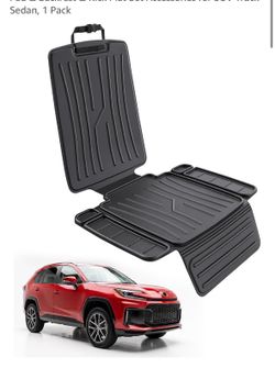 TPE Car Seat Protector for Car Seat, Waterproof Carseat Cover Mat Non-Slip Backing No Imprints Durable, Back Seat Cushion Pad & Backrest & Kick Mat Se