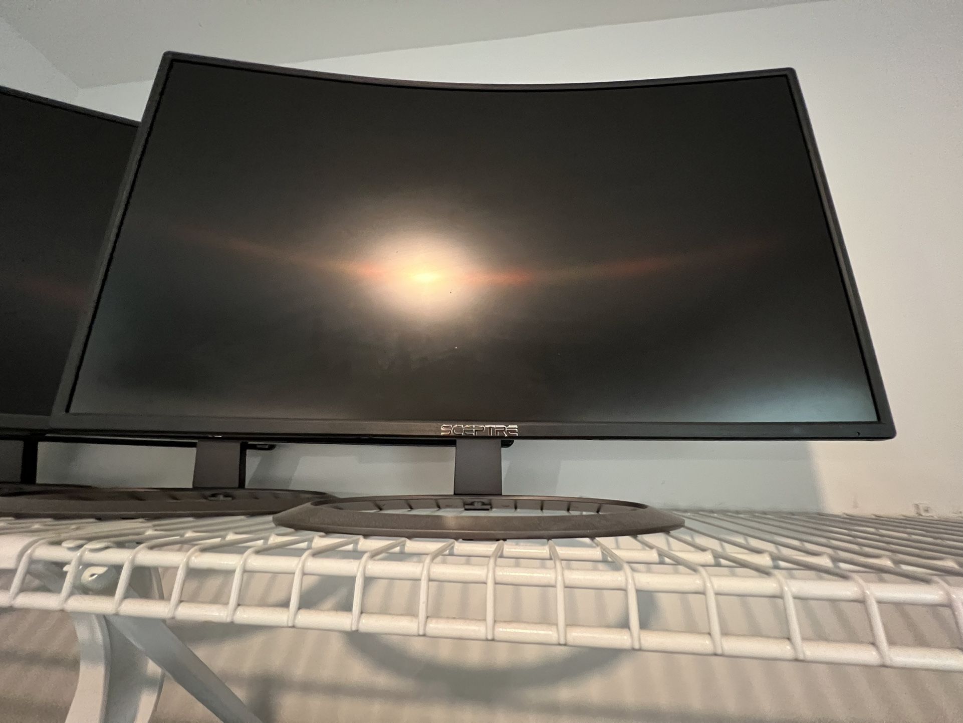 27 Inch Curved Sceptre Monitors 75Hz LED Full HD 1080p