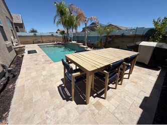 Patio Table and Chairs (6)