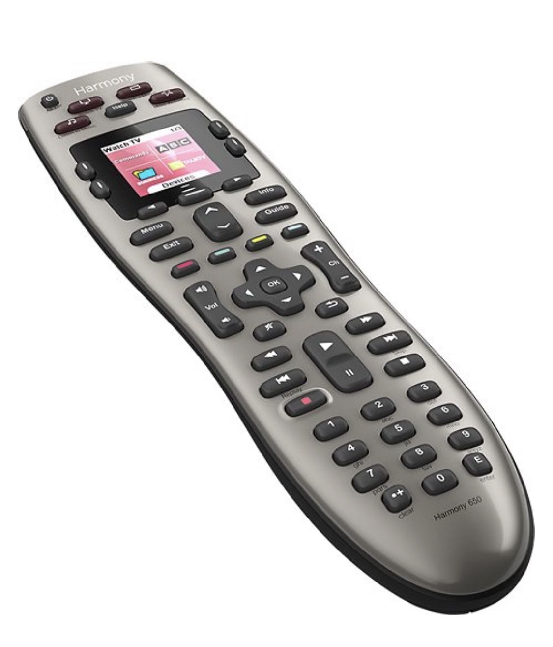 Logitech Harmony 650 8Device Universal Remote Silver