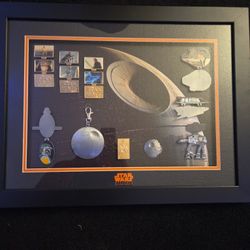 Disney Star Wars Weekend 2015 Framed Pin Set Completer Pins Death Star LE 300