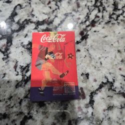 Vintage 1994 Coca-Cola USA 94 World Cup Soccer Official Soft Drink Hologram Pin. Size 2" x 3". See pics for condition 