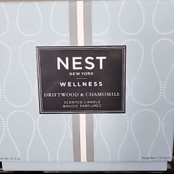 Nest New York Wellness Driftwood & Chamomile Scented Candle 47.3 oz 4 Wick New