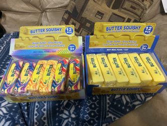 Squishy butter , butter squishy, butter squishes $3 each or $30 a dozen