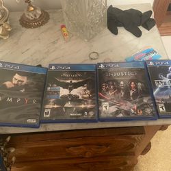 PS4 Games, Vampyr, Arkham Knight, Injustice Battlefront 2