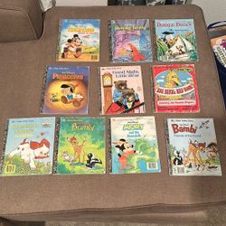 Vintage A Little Golden Children’s Book Set Of 10