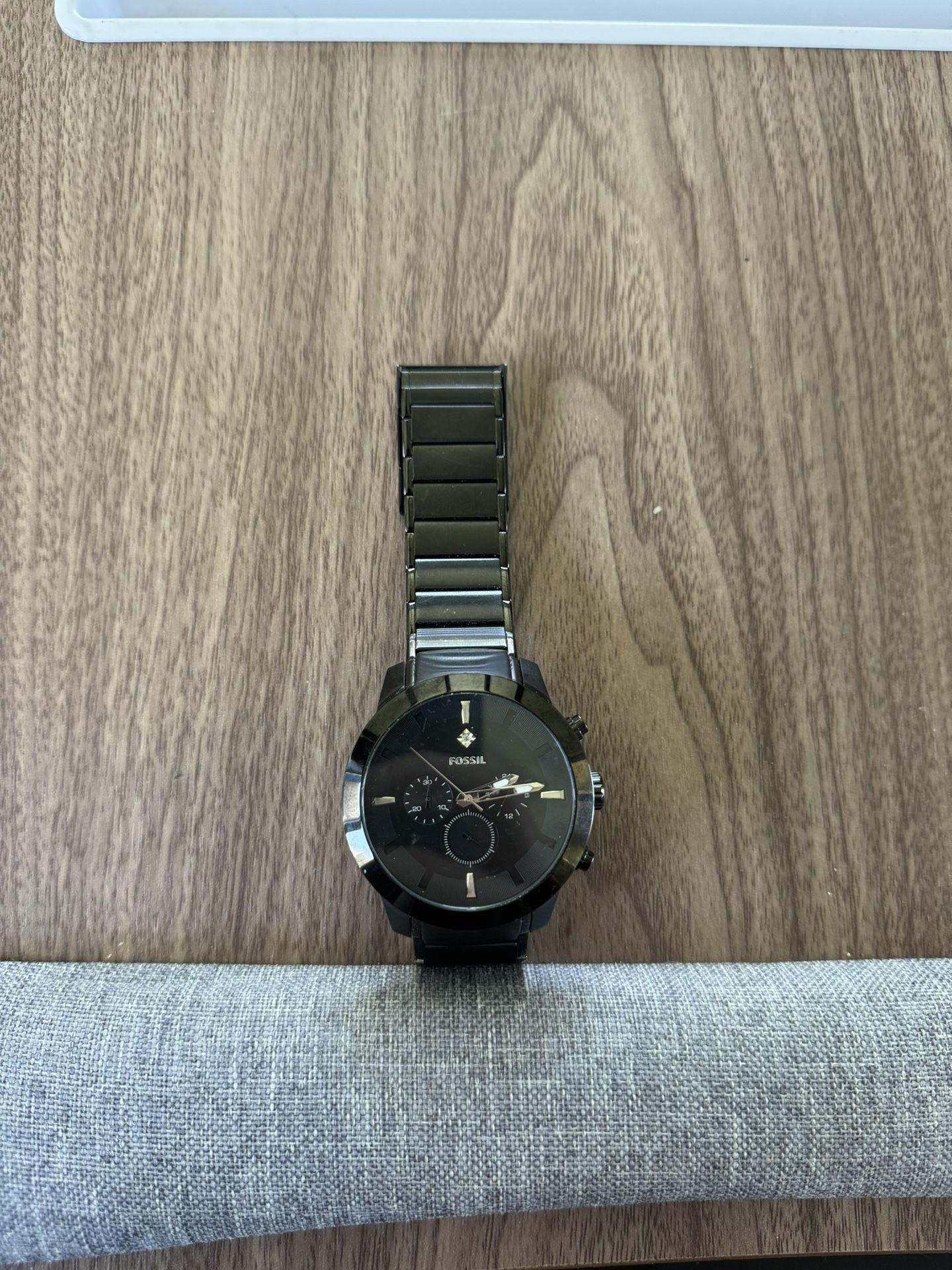 Men's Fossil FS-4531 Black Chronograph Dress Watch