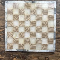 Marble And Onyx Chess Board (no pieces)