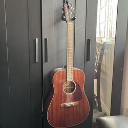 Mahogany Fender Acoustic 