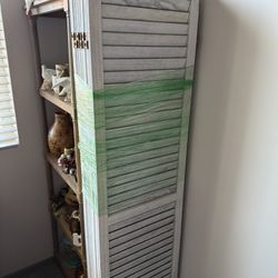 6 Panel Wood Room Divider