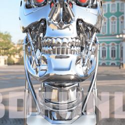 T800 BUST LIFESIZE REAL MOVIE TERMINATOR BUST