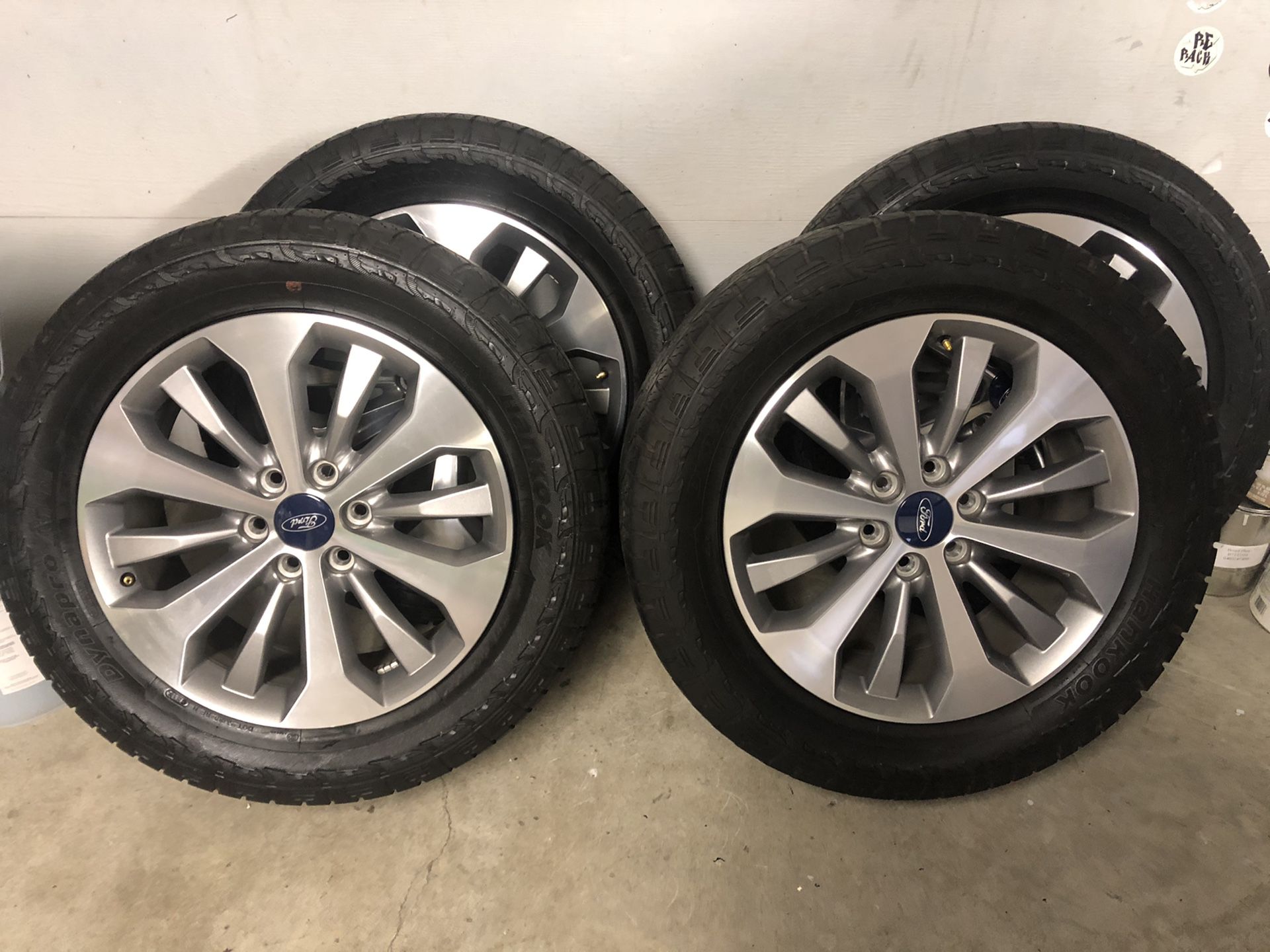 Stock ford rims and tires