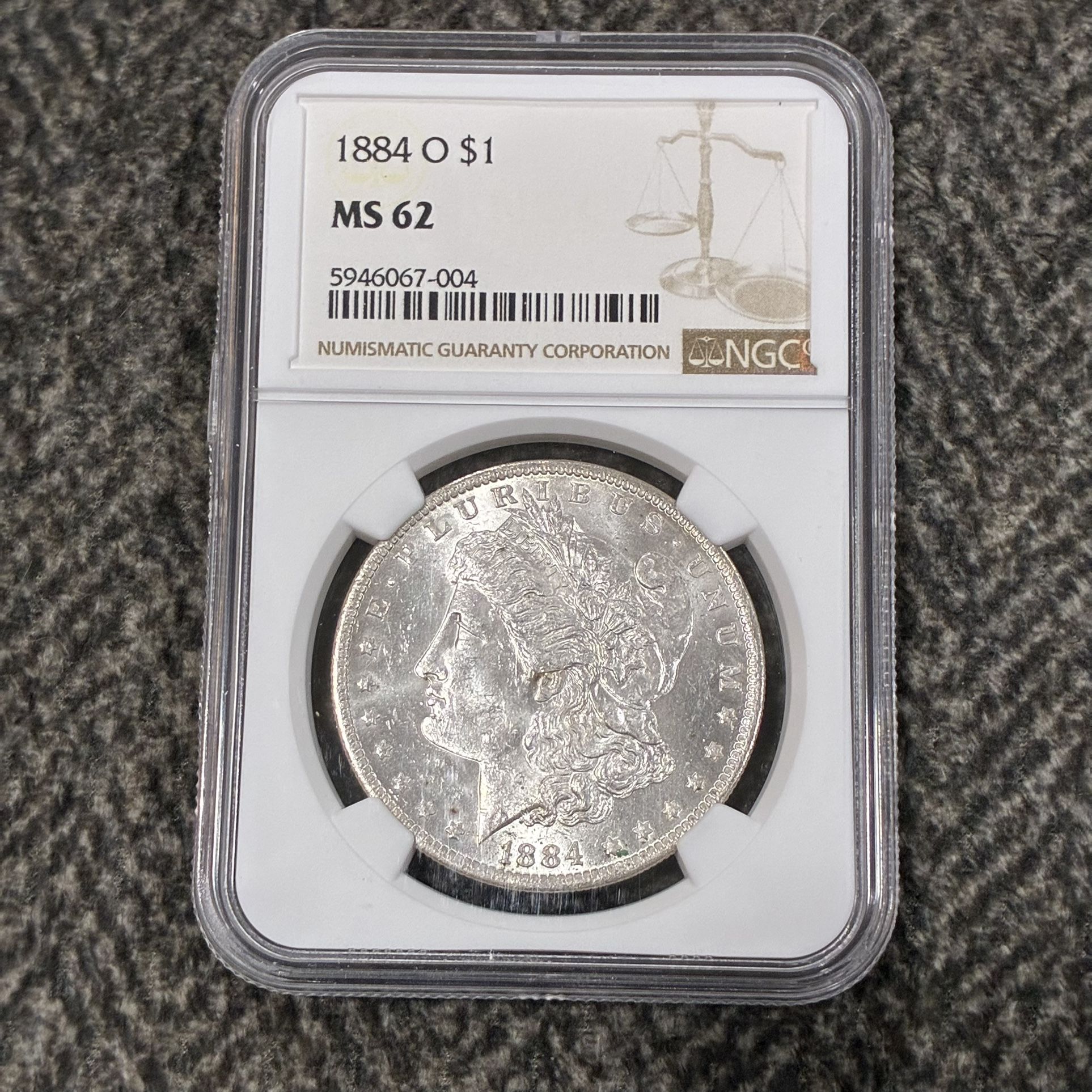 1884-O Morgan Dollar.  MS62 !   