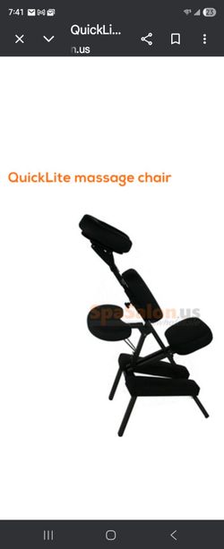 Quicklite massage chair