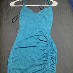 Sparkling Bluish Green Dress