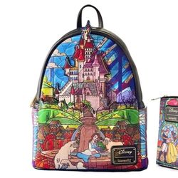 Beauty And The Beast Loungefly Bag And Wallet Set