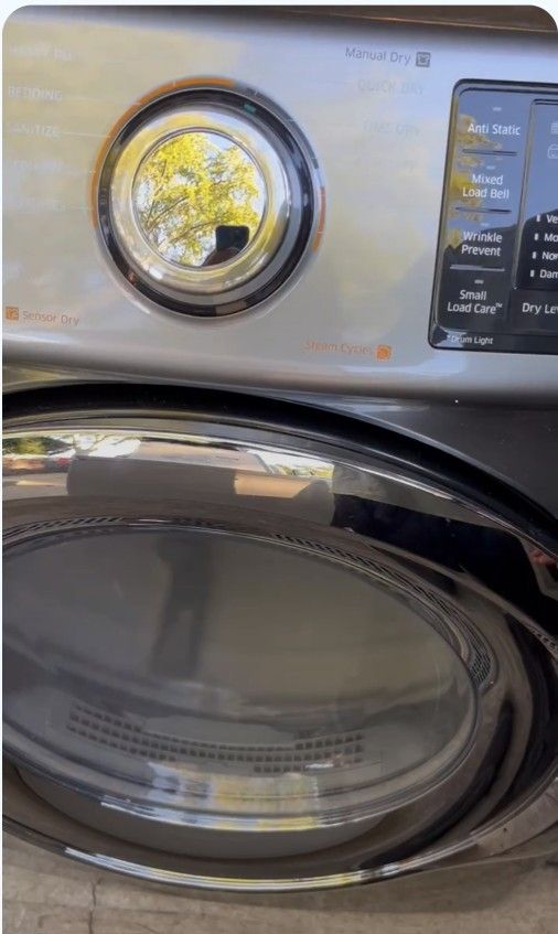 Samsung With Steam Moisture Sensor Gas Dryer