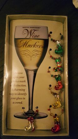 Stocking wine charms. New