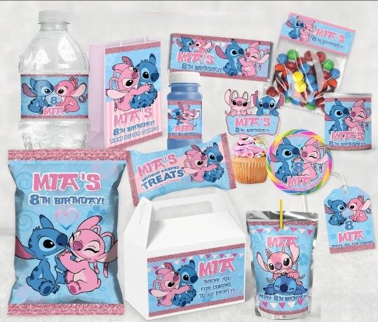 Birthday Party Snack Labels