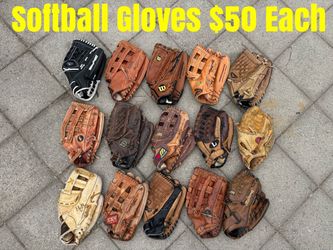 Softball Gloves Catcher gloves All In Great Condition $50 Each Firm! Have Softball And Baseball