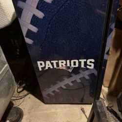 New England Patriots Refrigerator With Freezer