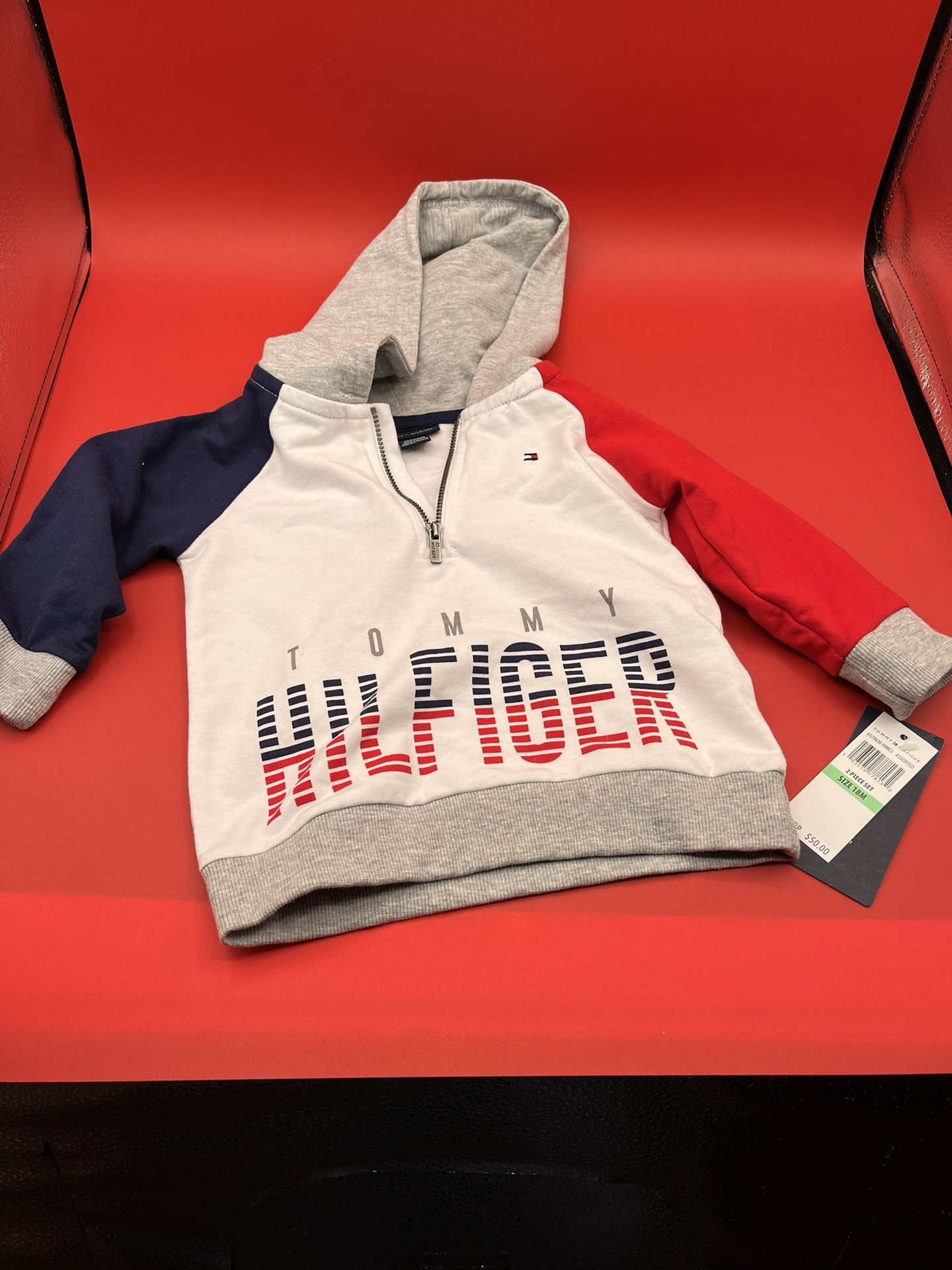 18 Month Old Baby Boy Tommy Hilfiger Hoodie Jacket