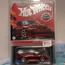 Hot Wheels RLC Red 2000 Mustang Cobra R