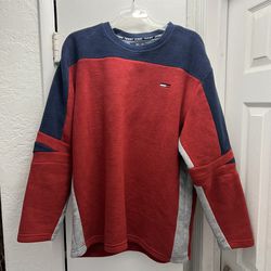 Vintage Tommy Hilfiger fleece Color Block sweatshirt size L