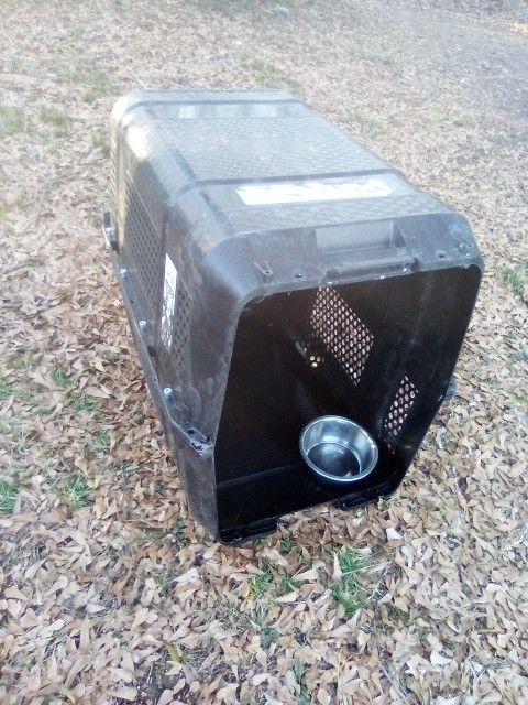 Black 48 Dog Kennel No Gate