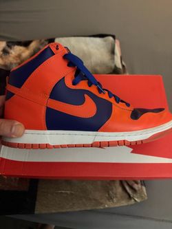 Nike Dunk High Orange Blue Sneakers