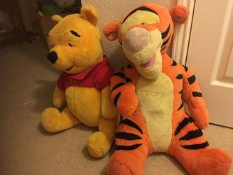 Pooh and tiger toys