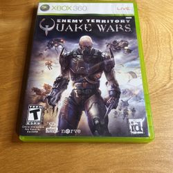 Xbox 360 - Enemy Territory Quake Wars