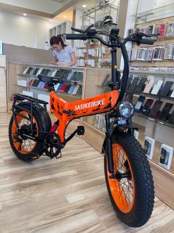 Folding Sasikbike Electric Bike 35MPH Top Speed Financing $49 Down Payment