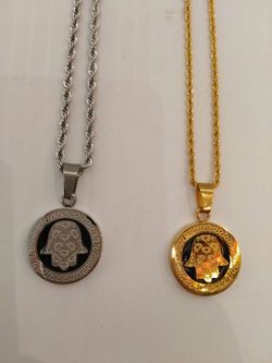 Stainless steel chain and charm original