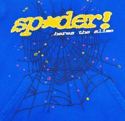 Blue Sp5der hoodie