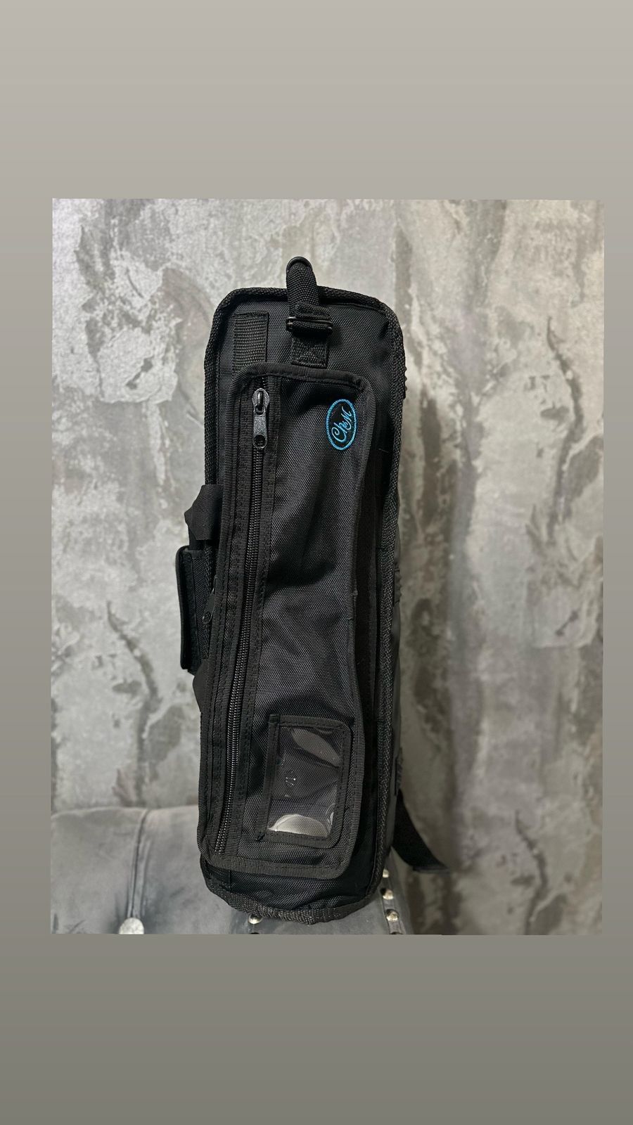 Backpack-style trumpet case