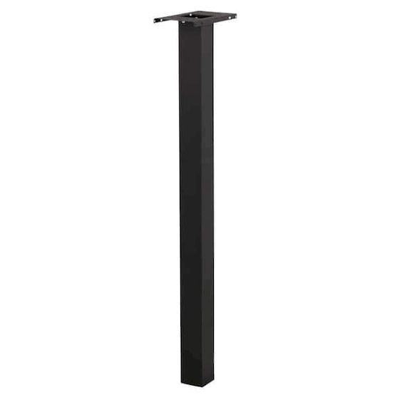 Architectural Mailboxes Brighton Aluminum, Top Mount, Mailbox Post, Black