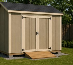 SHED 8’ wide by 8’ high by 4’ deep