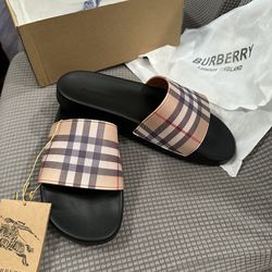 Burberry slides