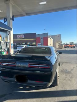 Challenger, charger 2014-2023 wing with wicker bill installed