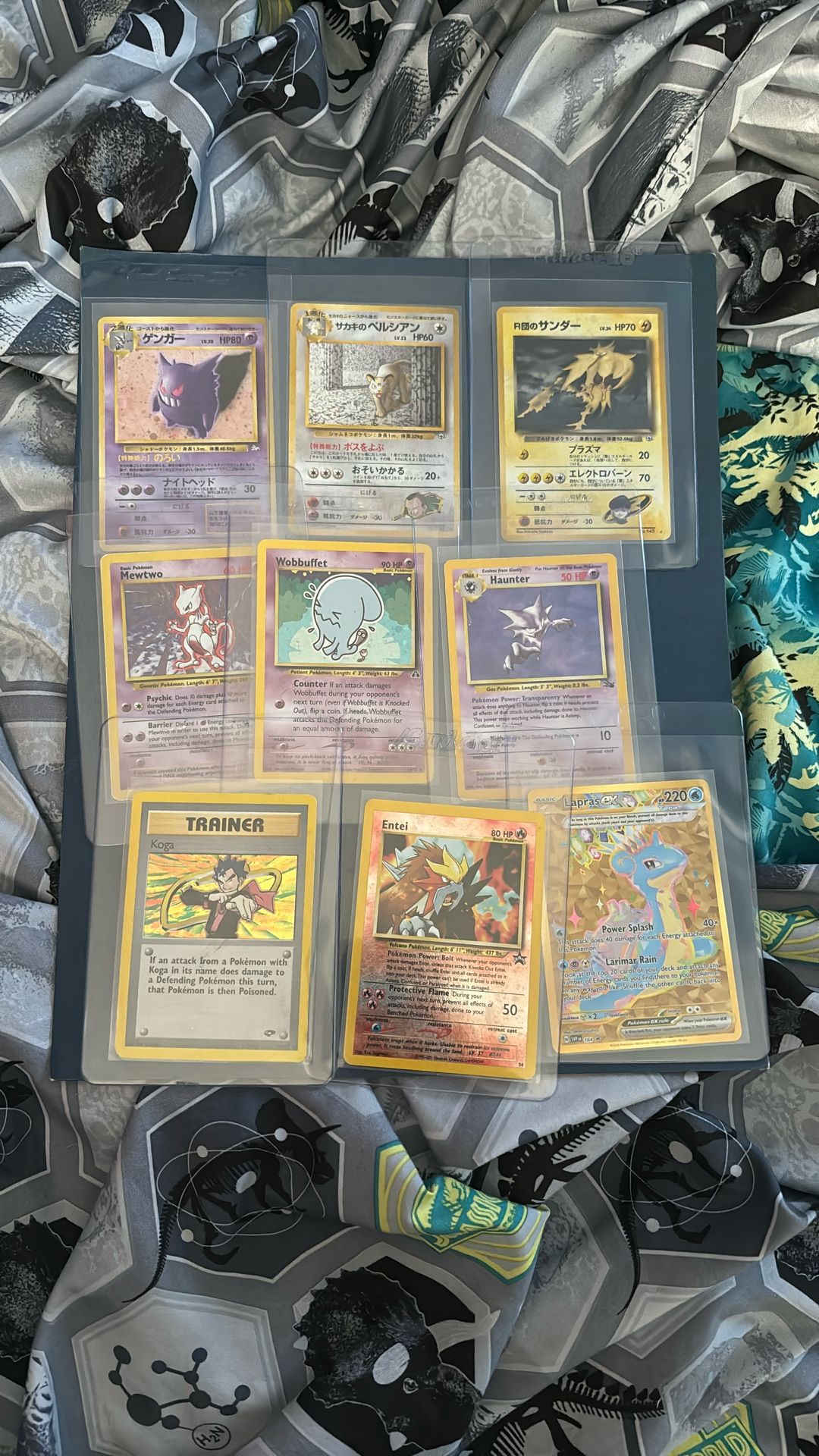 Vintage holos GENGAR Giovanni’s persian rockets zapdos