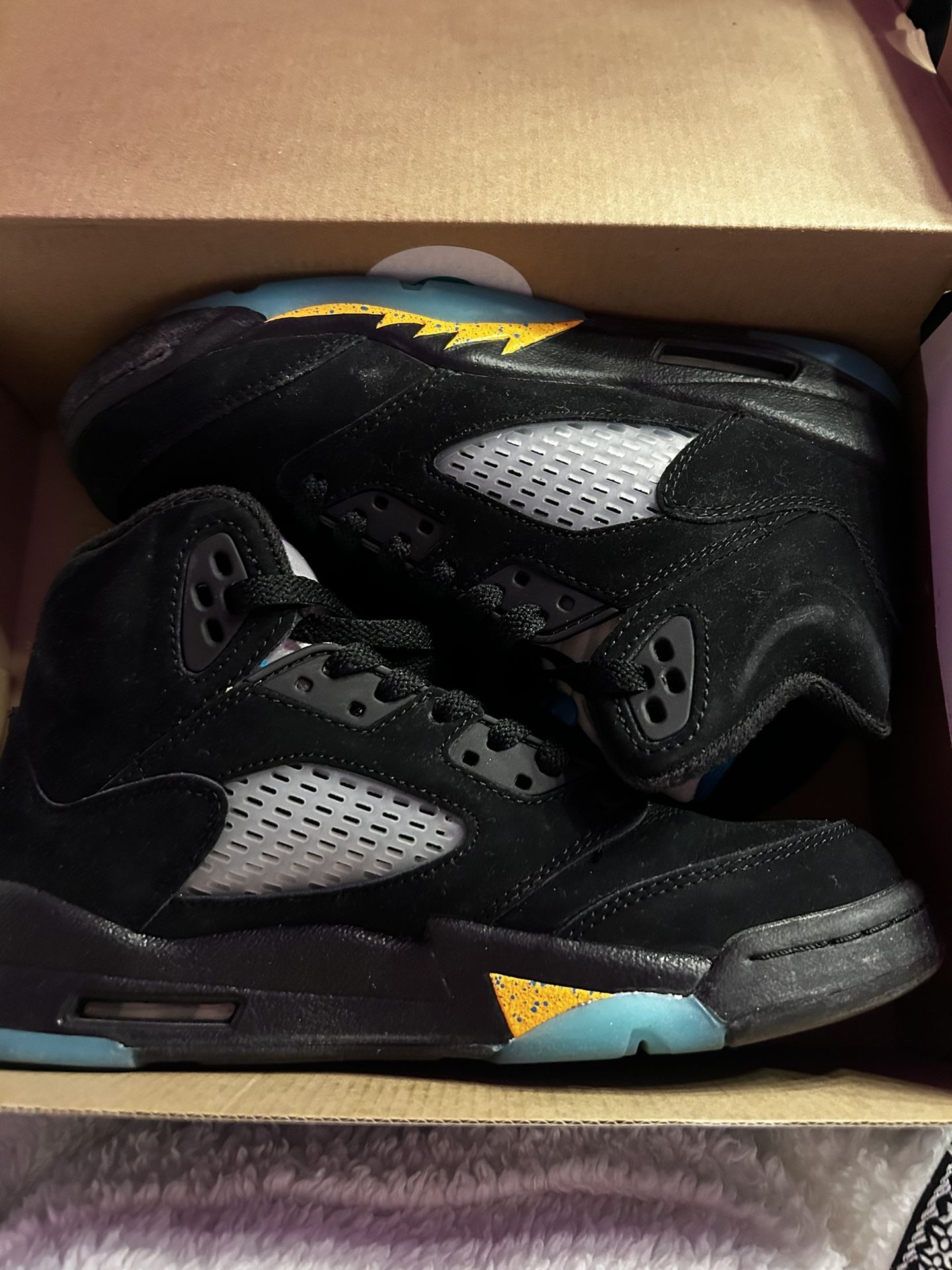Aqua Jordan 5 retro (GS)