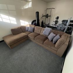 Brown Sectional Couch