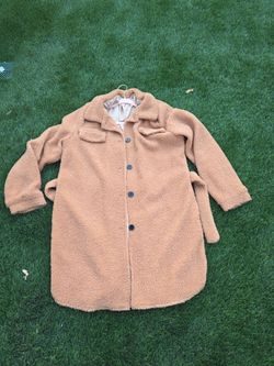 Shein brown coat size XL