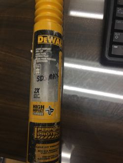 DeWalt 1-1/4”x15” sds max hammer drill bit