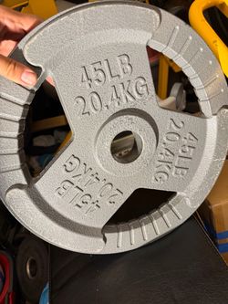 Very nice pair of 45s Olympic weight plates