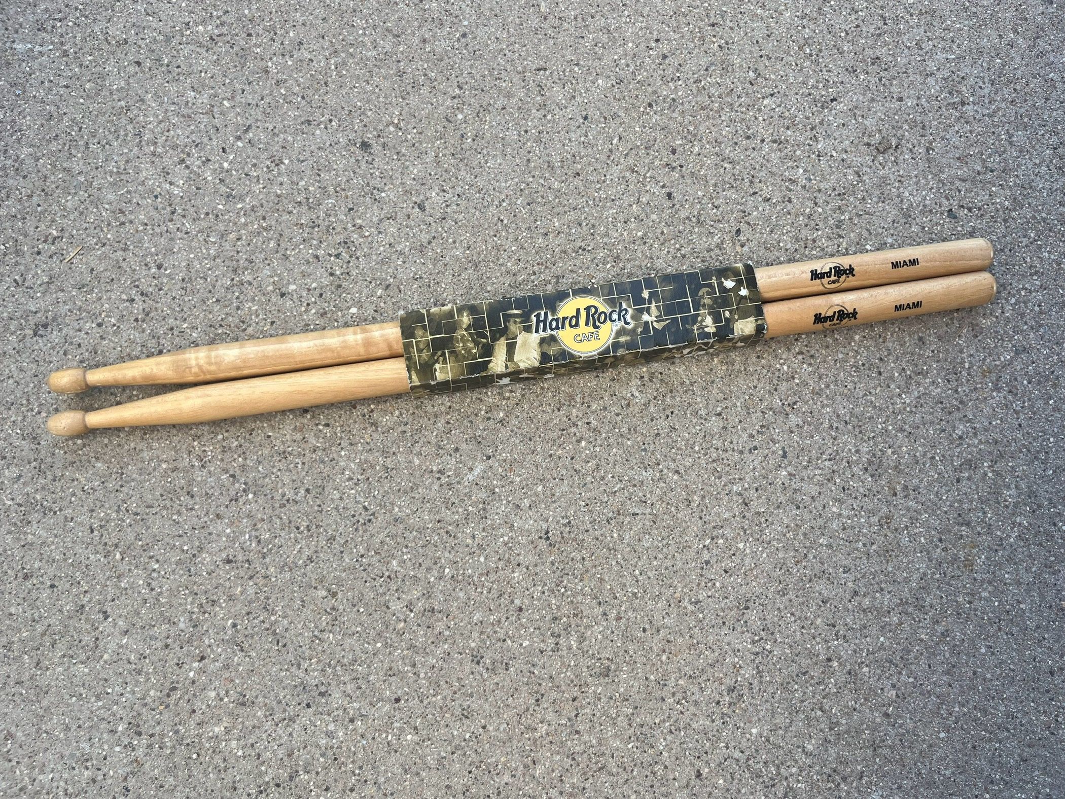 Vintage Hard Rock Cafe, Miami Drumsticks